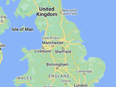 Map showing location of Meltham Mills (53.59388, -1.83989)