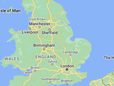 Map showing location of Melton Mowbray (52.76588, -0.88693)