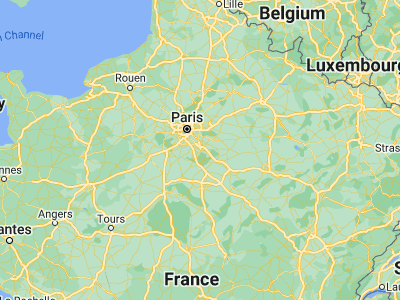 Map showing location of Melun (48.53333, 2.66667)