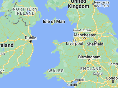 Map showing location of Menai Bridge (53.22775, -4.16926)