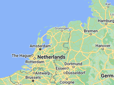 Map showing location of Meppel (52.69583, 6.19444)