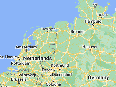 Map showing location of Meppen (52.69064, 7.29097)
