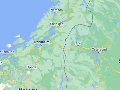 Map showing location of Meråker (63.41406, 11.74298)