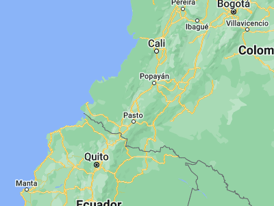 Map showing location of Mercaderes (1.80094, -77.16596)