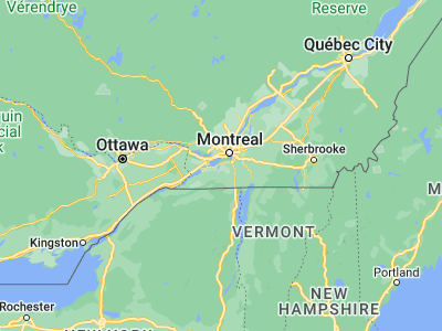 Map showing location of Mercier (45.31678, -73.74919)