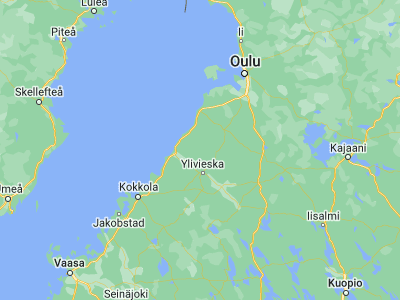 Map showing location of Merijärvi (64.3, 24.45)