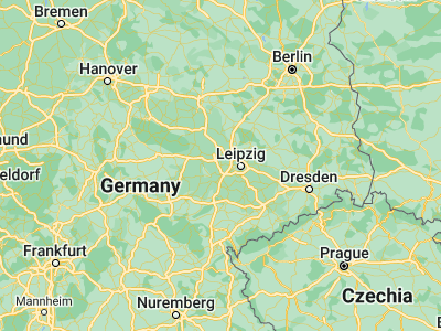 Map showing location of Merseburg (51.35478, 11.98923)