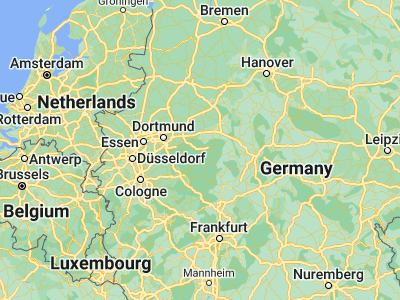 Map showing location of Meschede (51.3502, 8.28332)
