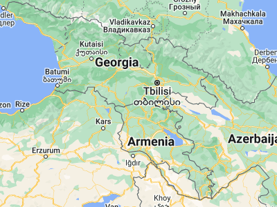 Map showing location of Metsavan (41.20156, 44.22877)