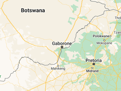 Map showing location of Metsemotlhaba (-24.55139, 25.80306)