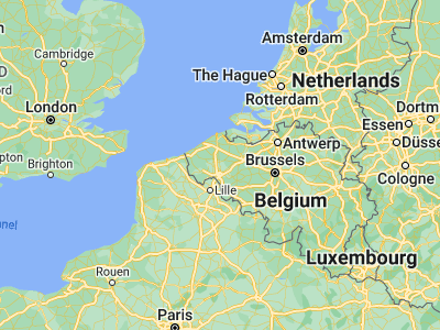 Map showing location of Meulebeke (50.95136, 3.28804)