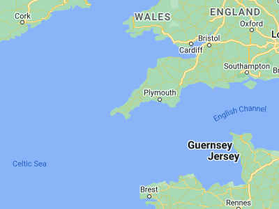 Map showing location of Mevagissey (50.27324, -4.79166)