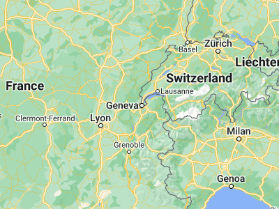 Map showing location of Meyrin (46.23424, 6.08025)