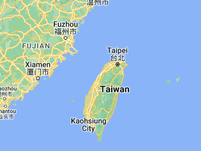 Map showing location of Miaoli (24.56427, 120.82367)