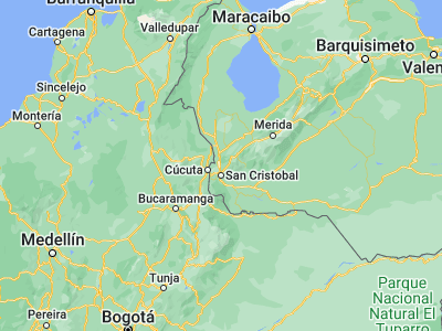 Map showing location of Michelena (7.9549, -72.24322)