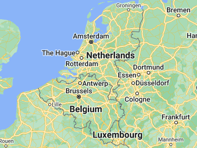 Map showing location of Middelbeers (51.46667, 5.25)