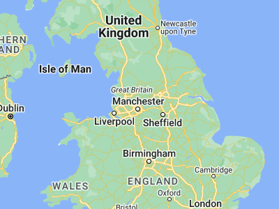 Map showing location of Middleton (53.55, -2.2)