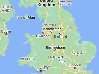 Map showing location of Middlewich (53.19296, -2.44402)