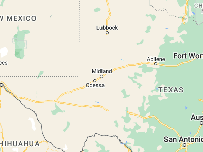 Map showing location of Midland (31.99735, -102.07791)