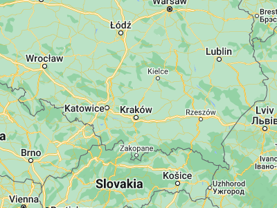 Map showing location of Miechów (50.35648, 20.02788)