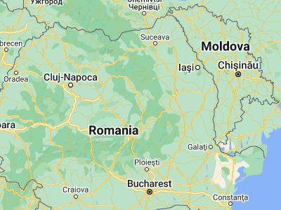 Map showing location of Miercurea-Ciuc (46.35, 25.8)