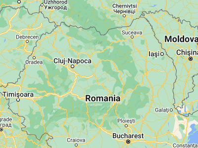 Map showing location of Miercurea Nirajului (46.53333, 24.8)