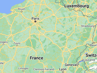 Map showing location of Migennes (47.96548, 3.51787)