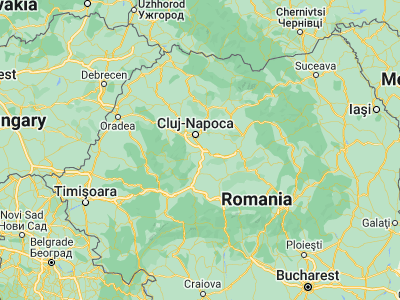 Map showing location of Mihai Viteazu (46.53333, 23.75)