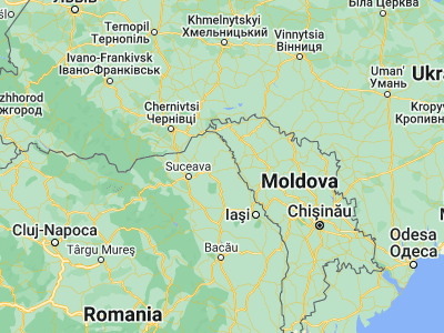 Map showing location of Mihail Eminescu (47.78333, 26.91667)