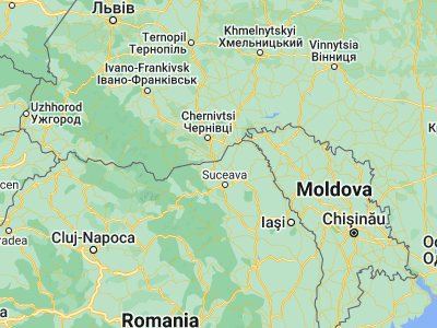 Map showing location of Mihăileni (47.96667, 26.15)
