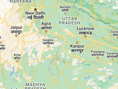 Map showing location of Mihona (26.2838, 78.98016)
