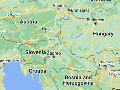 Map showing location of Mihovljan (46.40861, 16.44806)
