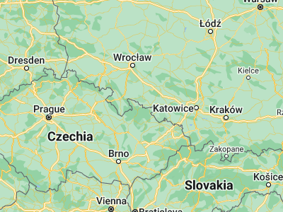 Map showing location of Mikulovice (50.29854, 17.32155)