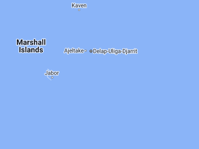 Map showing location of Mili (6.0815, 171.73502)