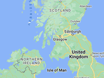 Map showing location of Millport (55.75348, -4.92559)