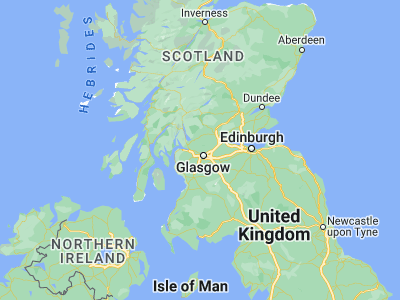 Map showing location of Milngavie (55.94071, -4.32311)