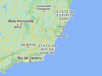 Map showing location of Mimoso do Sul (-21.06417, -41.36639)