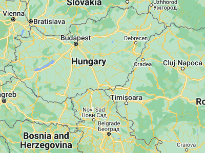 Map showing location of Mindszent (46.52362, 20.19038)