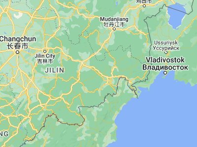 Map showing location of Mingyue (43.10694, 128.92167)