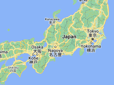 Map showing location of Minokamo (35.48199, 137.02166)