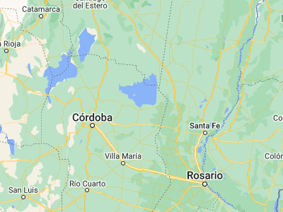 Map showing location of Miramar (-30.91858, -62.67814)