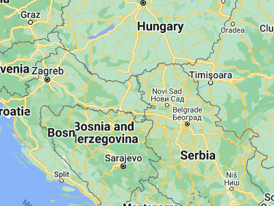 Map showing location of Mirkovci (45.26972, 18.85111)