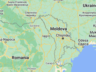 Map showing location of Miroslava (47.15, 27.51667)