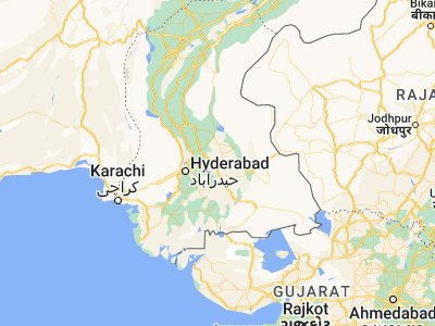 Map showing location of Mīrpur Khās (25.5251, 69.0159)