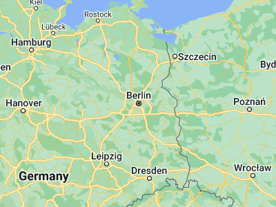 Map showing location of Mitte (52.52131, 13.39784)