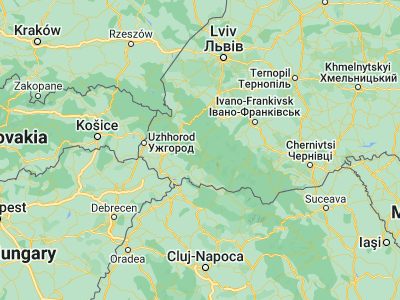 Map showing location of Mizhhir’ya (48.51876, 23.50233)