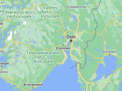 Map showing location of Mjøndalen (59.74631, 10.01891)