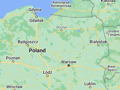 Map showing location of Mława (53.11278, 20.3841)