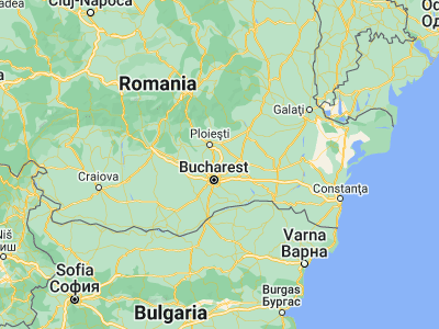 Map showing location of Moara Vlăsiei (44.63333, 26.21667)