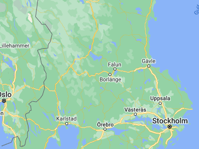 Map showing location of Mockfjärd (60.5, 14.96667)